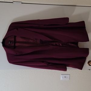 Long sleeve Purple/Burgundy Torrid Blazer
